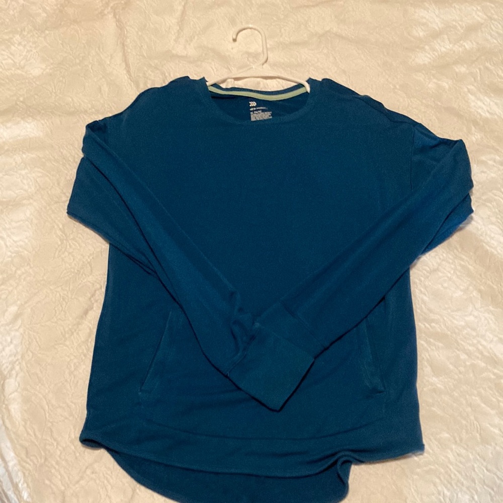 blue lightweight hoodie